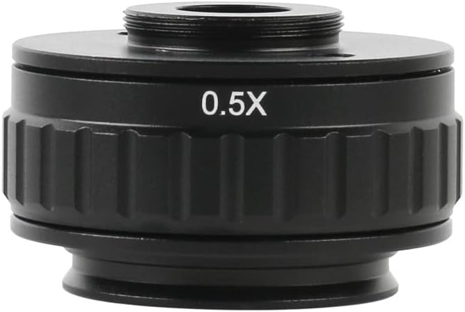 WintopScope C Mount Adapters Lens 0.5X CTV for Trinocular Stereo Microscope 38MM Interface - Image 1